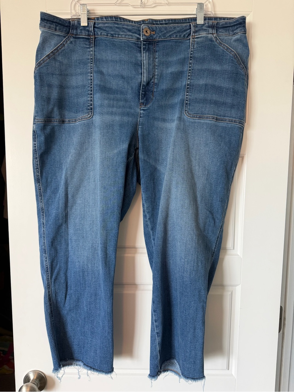 J Jill High Rise Cropped Denim Jeans